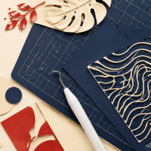 Line art SVG cutting file demo preview
