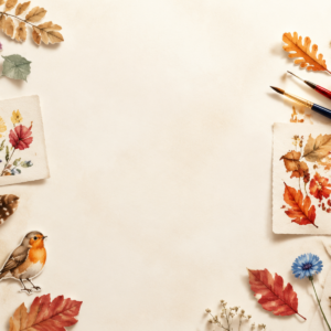 Watercolor wildflower clipart included in the demo bundle preview